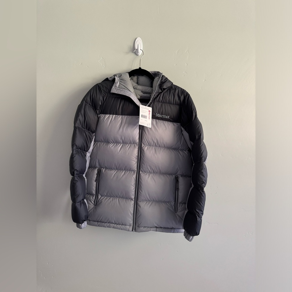 MARMOT - Kid's Guides Down Hoody Big puffy 700-fill down size XXL Grey